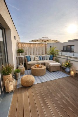Single-Traum über den Dächern von Sülfeld – Penthouse mit Dachterrasse