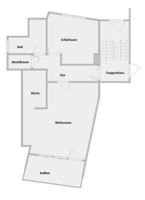 Charmante, modernisierte 2-Zimmer Wohnung mit Balkon in Hamburg-Bergedorf