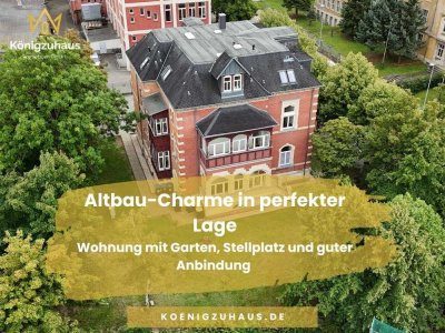 Altbauflair im Dachgeschoss: Großzügige 3-Zimmer-Wohnung in Apolda mit Küche