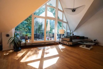 Exklusive, lichtdurchflutete Penthouse-Wohnung von privat mit 3 Balkonen