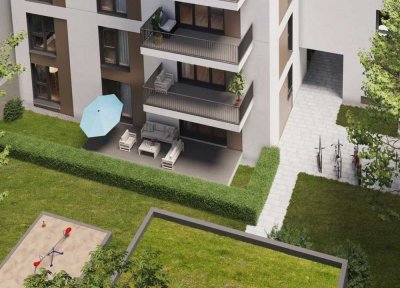 3-Zimmer-Wohnung mit eigenem Garten und großer Terrasse // WE02