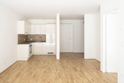 Gekühlter Pärchen-Traum im 3. | Moderne Wohnküche und eigene Terrasse mit Ausblick im 6. Stockwerk