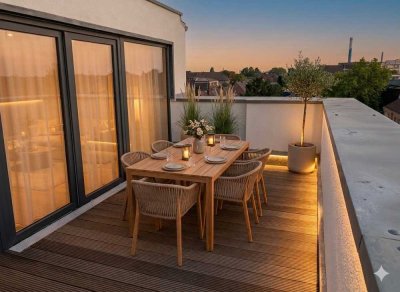 Modernes Penthouse über den Dächern von Sterkrade.