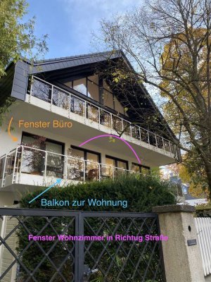 toltolle Wohnung mit Blick ins Grüne und großem Balkon in Solln