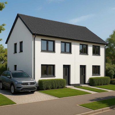 exklusive Neubau Doppelhaushälfte in Boelerheide mit 4 Zimmern