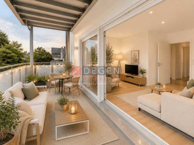 Erstbezug: 4-Zimmerwohnung im 1.OG mit Balkon und 1 Außenstellplatz in Huckarde!