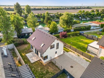 Wohnen, wo die Ruhe zuhause ist – Einfamilienhaus am Donaukanal.