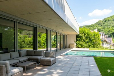 Villa mit Wienerwald-Aussicht - Hauslift, Pool || Mietkauf möglich