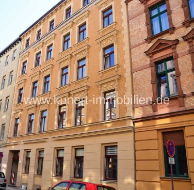 Paulusviertel in Halle (Saale) - Bezugsfreie, hochwertig sanierte 3-Raum-Wohnung mit Balkon
