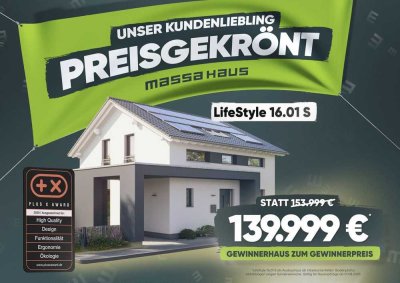 Kleine Doppelhaushälfte auf Traumgrundstück - SCHLÜSSELFERTIG - bauen mit massa Haus