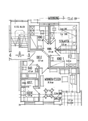 Gemütliche 4-Zimmer-Wohnung mit Balkon