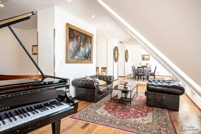 Elegante Wohnung im historischen Wiener Altbau mit Panoramablick und Terrassen