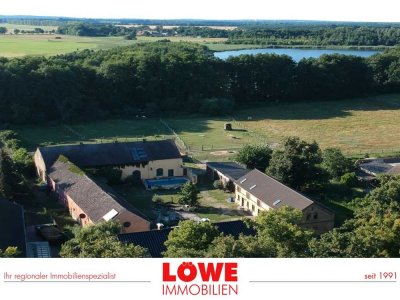 Einmalige Gelegenheit-Vierseithof am Gröbener See + Option auf ca. 2 ha Weidefläche!!