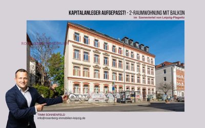 Wohnen mit Charme – Vermietete 2-Raum-Altbauwohnung im Szeneviertel Plagwitz - inkl. Stellplatz