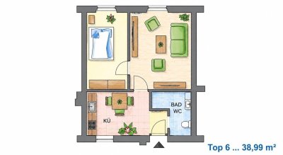 Charmante 2-Zimmerwohnung in Gratwein