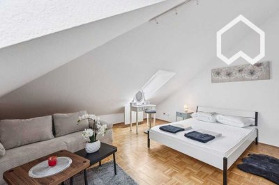 Wohnen auf Zeit - All inkl. Miete-1,5-Zimmer-Wohnung im Leipziger Villenviertel - ruhig & citynah