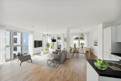 3-Zimmer-Wohnung mit Terrasse/Balkon am Kieler Bootshafen