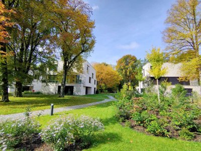 Exklusive 2-Zimmer-Wohnung mit Terrasse und Garten am Isarufer in Harlaching