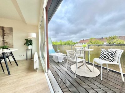 Sofort einziehen: sanierte 4-Zimmer-Maisonette mit zwei Bädern, zwei Balkonen und Stellplatz