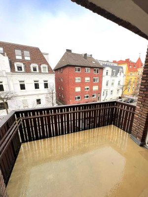 Gepflegte 3‑Zimmer Wohnung im 2. OG mit Balkon in Münster-Mauritz-West