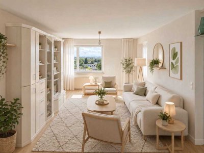 4-Zimmer-Wohnung mit 96 m², 3 Balkonen, Aufzug & Stellplatz - Auf Erbbaurecht