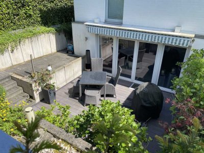 Helle Terrassen-Wohnung in Mönchengladbach-Bettrath- komplett Möbliert mit Ausstattung
