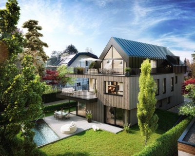 Premiumlage Leopoldskron: Edle 3-Zi Neubau-Dachgeschosswohnung mit bis zu 5 m Raumhöhe