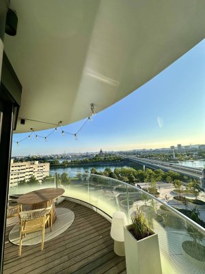 3-Zimmer-Wohnung mit Blick auf Stephansdom und Donau - nur 2 min. zur U1 Donauinsel