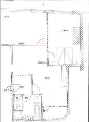 Ruhige Wohnung in zentraler Lage
