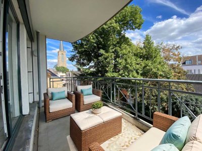 Geschmackvolle 2-Raum-Wohnung mit Balkon und neuwertiger Einbauküche, Abstellraum, Keller, TG-Platz