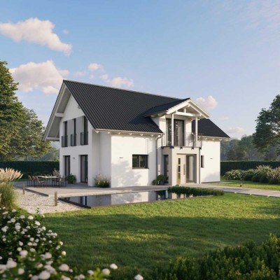 Premium-Wohnen in Bestlage: Neubau-Einfamilienhaus am Feldrand mit Bien-Zenker