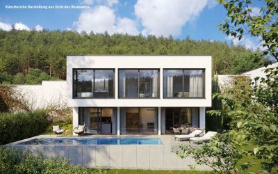 Exquisite Architekten-Villa mit Weitblick in traumhafter Lage. Provisionsfrei!