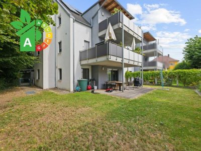 Barrierefreier Wohnkomfort in Oberasbach – 3-Zimmer-Gartenwohnung mit Tiefgaragenstellplatz
