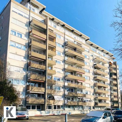Gepflegte Zwei-Zimmer-Wohnung mit Balkon und Garage