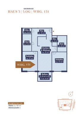 Über den Dächern Bremens! Großzügige 3-Zi. Wohnung mit 2 Bädern direkt an der Kleinen Weser.