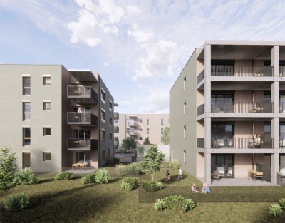 Wr. Neustadt "ein viertel grün" - Neubau-Erstbezug - herrliche 3-Zimmer-Wohnung