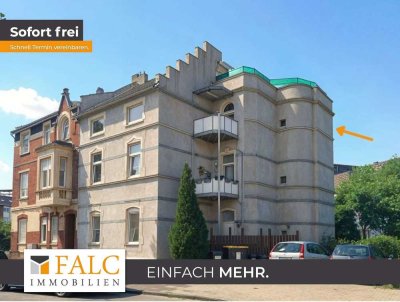 Maisonette mit ca. 26 m² Dachterrasse, Balkon und zusätzlichem Dachboden – viel Potenzial im Altbau