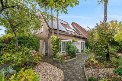 Charmante Doppelhaushälfte mit Garten, Terrasse, Solaranlage und Wärmepumpe in ruhiger Lage