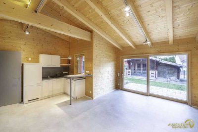 Attraktiver KfW40-Massivholzbungalow mit Garten, PV-Anlage & moderner Ausstattung zur Miete