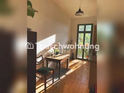 Tauschwohnung: Sonniger 80-qm-Drei-Zimmer-Altbau im Leipziger Süden
