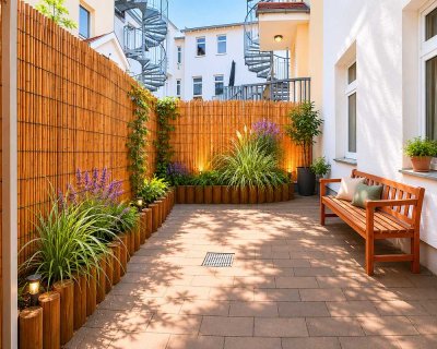2-Zimmer-Wohnung mit Terrasse und Einbauküche in Magdeburg-Sudenburg