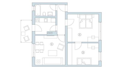 Lichtdurchflutete 3-Zimmer-Eigentumswohnung mit Balkon in Rostock-Hansaviertel - Provisionsfrei!