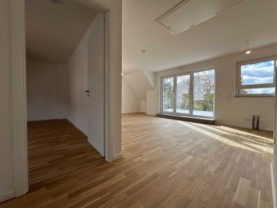 Penthouse, modernes Wohnen mit ca. 19 m2 Dachterrasse - hier bleiben wir!