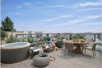 Dachgeschoßwohnung nahe AKH - 3 Zimmer - 3 Terrassen - Rooftop-Dachterrasse