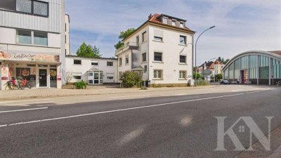 Zentrale Stadtlage: Vielseitiges Mehrfamilienhaus mit Arztpraxis!
