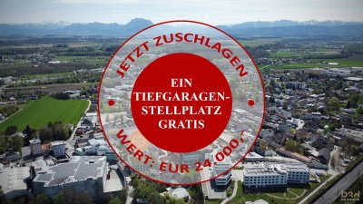 EXKLUSIVES ANGEBOT: EIN TG-STELLPLATZ GRATIS BEIM KAUF EINER WOHNEINHEIT IM CITY LIFE SCHWANENSTADT