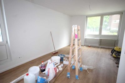 Erstbezug nach Modernisierung: 1-Zimmer-Wohnung im Hochparterre in Düsseldorf-Heerdt