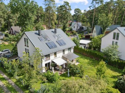 Vermietete KfW-70-Doppelhaushälfte in idyllischer Lage von Schönwalde-Siedlung