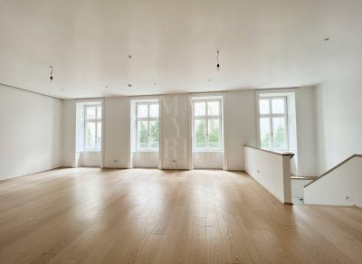 ALTBAU-MAISONETTE mit GARTEN in prachtvoll saniertem Haus - nächst Belvedere