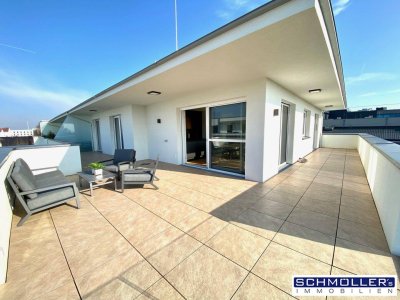 Traumhafte Penthouse - 4-Zimmer Wohnung mit Traunsteinblick im Zentrum von Gunskirchen